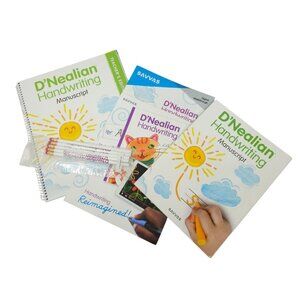 D'Nealian Handwriting Grade K Teacher's Edition Student Manuscripts Pencils NEW